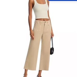 Paige Anessa - Wide Leg Light Beige Jeans